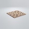 Ekena Millwork Small Garland Decorative Fretwork Wood Wall Panels, Alder, 11 3/8"W x 11 3/8"H x 3/8"T WALW12X12X0375GRDAL - alternate 4